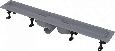 Водоотводящий желоб APZ12-750 Optima с порогами д/перф.решетки или реш.под кладку