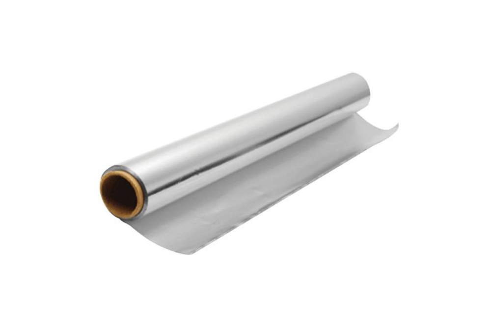 ИНТРОПЛАСТИК Фольга алюминиевая пищевая Стандарт 11мкм 30см*100м