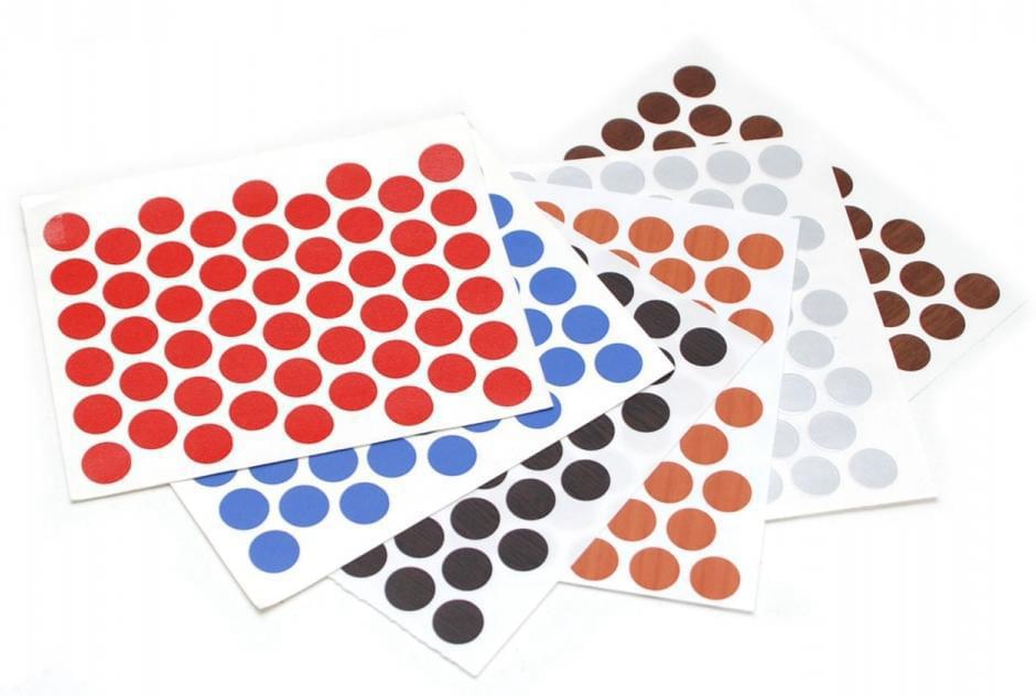 Заглушка самоклеющаяся  d14мм  Metalik Gri  (металик)  PC2540