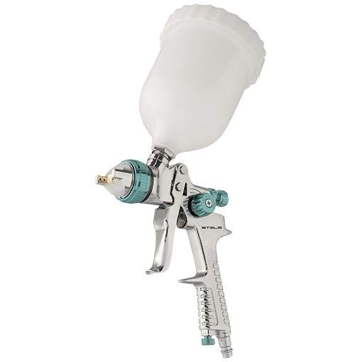 Краскораспылитель Stels AG 810 HVLP гравит. сопло 0,8мм и 1мм  57361