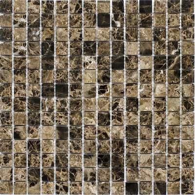 Мозаика 20х20 Dark Emperador Polished  JMST023 305х305х4 натур.мрамор 