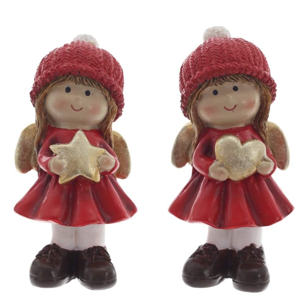 REMECO COLLECTION Фигурка 825114 Ангел красный 4,5х4,5х9,5см 2 вида (полимер)