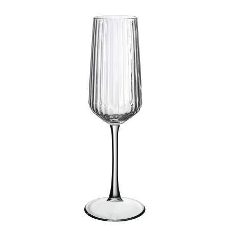 PASABAHCE Allegra Оптик 440464B Набор бокалов 190мл д/шампанского 2шт утонченная кромка (6)