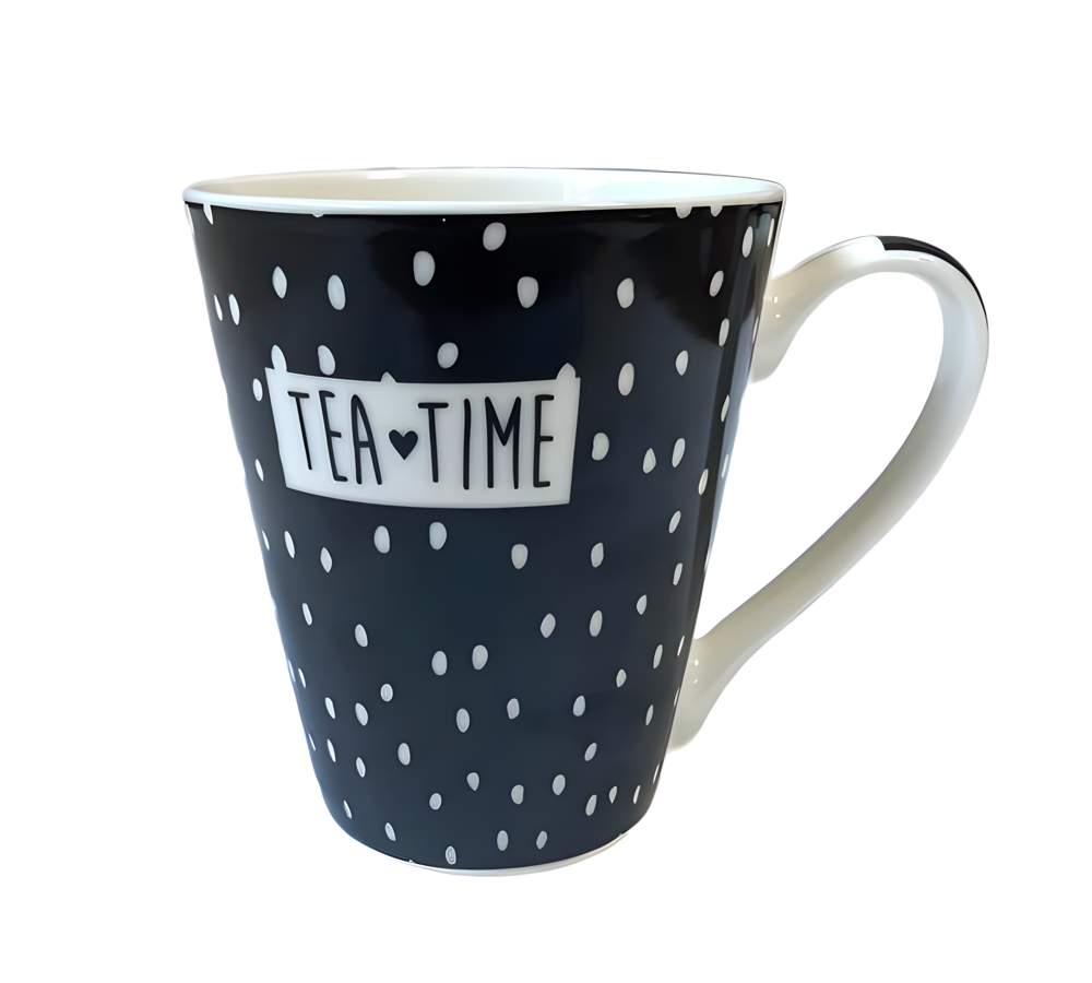 MARIGOLD Кружка Геометрия 310мл диз.3 черно-белая фарфор UG000183