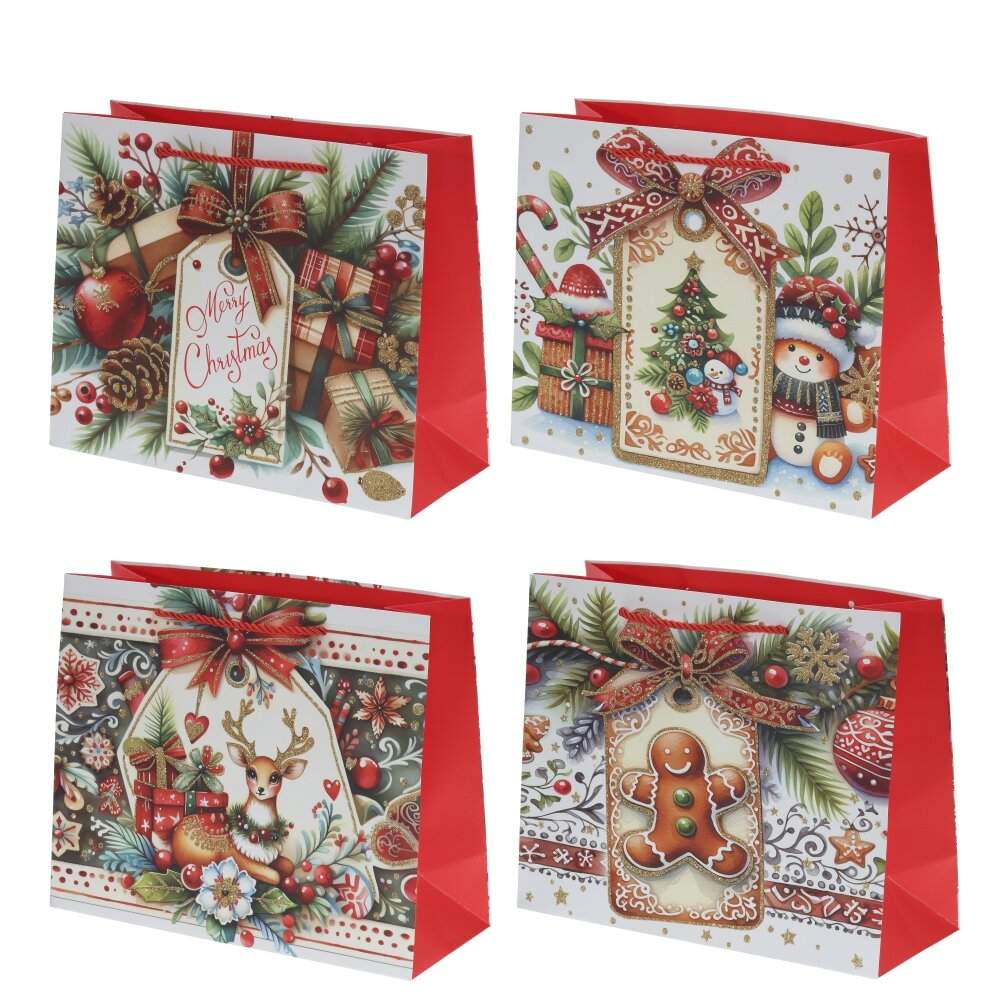 REMECO COLLECTION Пакет подарочный НГ 823502 26х10х32см 4в