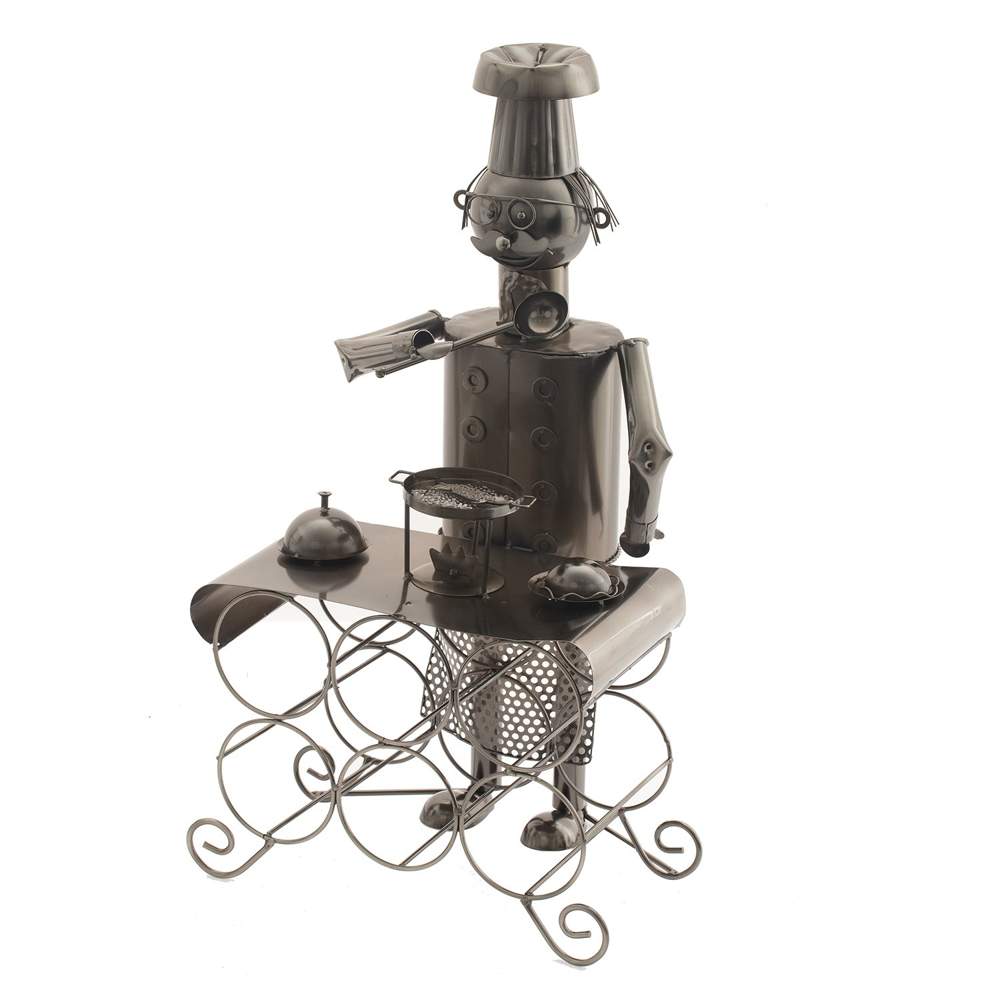 REMECO COLLECTION Подставка под бутылку 612120 Повар L33,5 W26 H61см