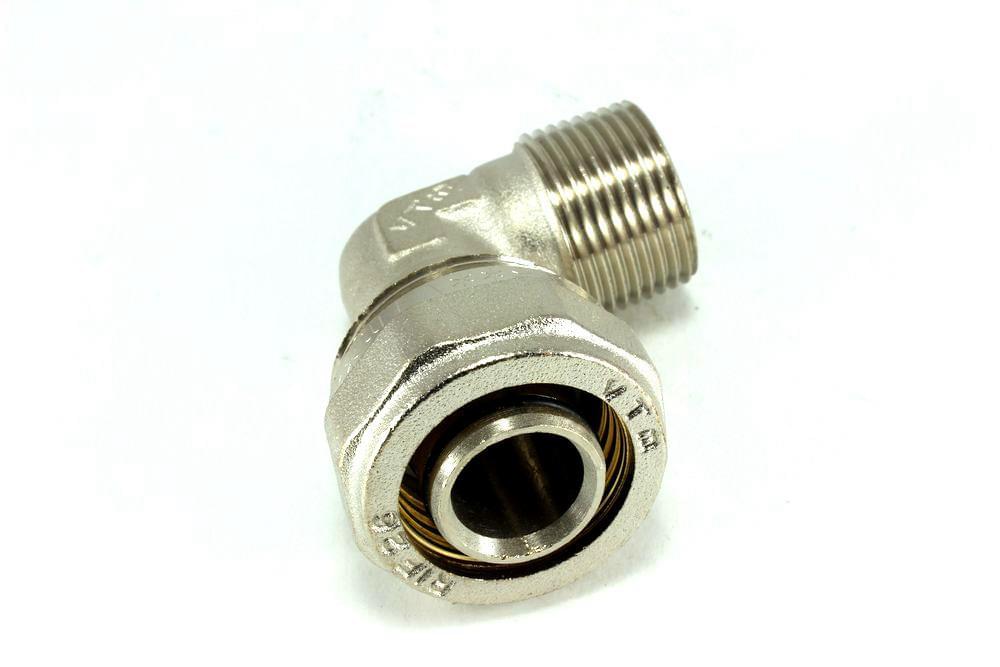Угольник обжим. н/р  26 х 3/4"  VT