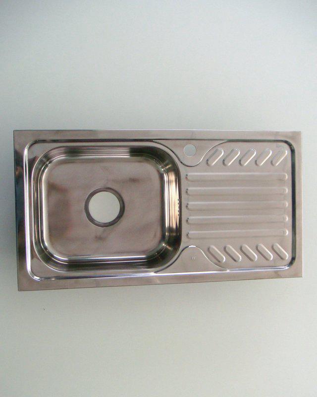 Мойка FABIA врезная 78х48  0,8мм глуб.18см левая 62322L