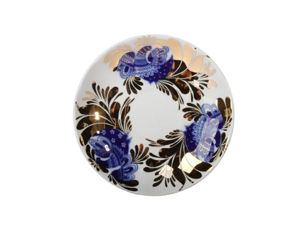 ИФЗ Золотой сад Чашка с блюдцем 250мл чайная ф.Тюльпан фарфор 81.10006.00.1