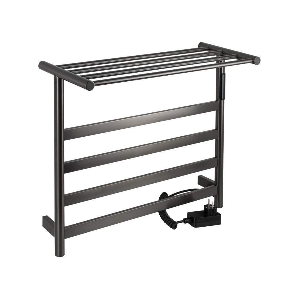 Полотенцесушитель KRAFTTE 510х573х220мм лесенка с полкой Графит 44020