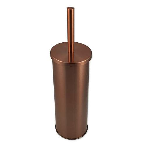 Ерш д/унитаза напольный круглый  нерж./медь 307-M