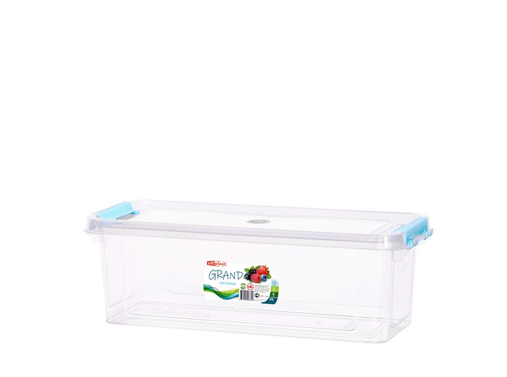 ЭЛЬФПЛАСТ Контейнер 549 Grand 1800мл д/хранения пищевых продуктов прямоугольный 279х118х94мм