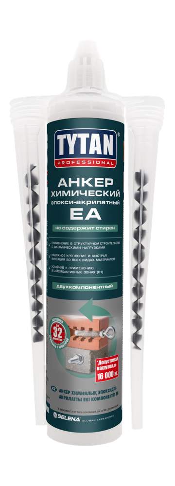 Анкер Tytan Professional химический эпокси-акрилатный двухкомпон. 300мл  