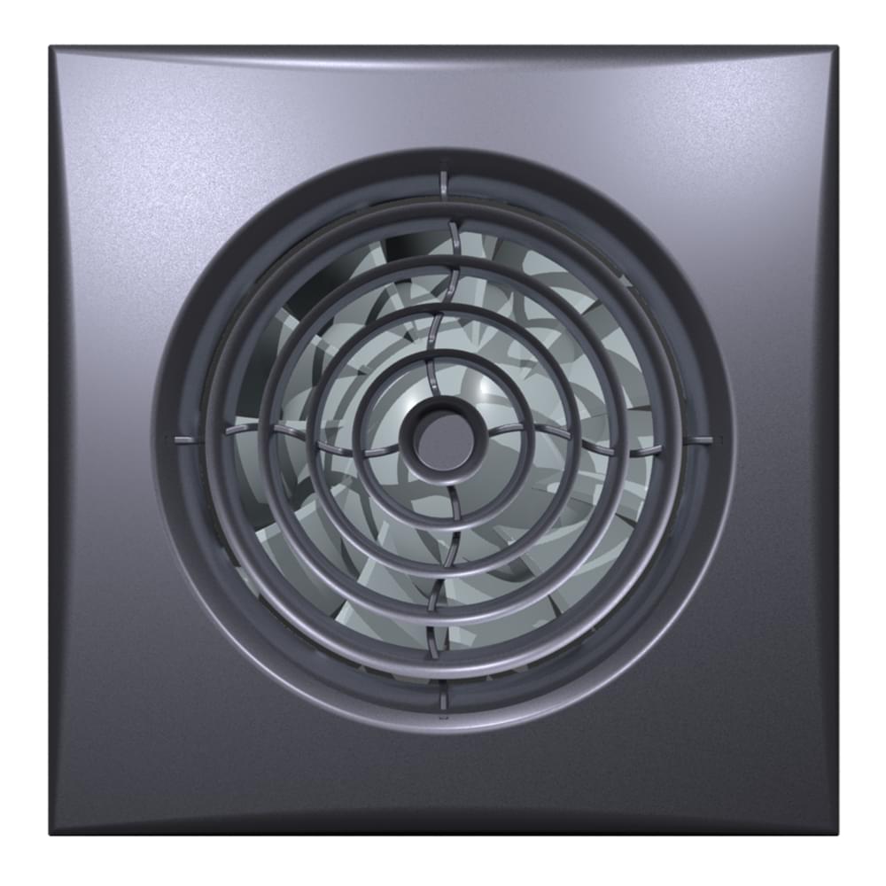 Вентилятор  AURA 5C dark gray metal осевой вытяжной  D125