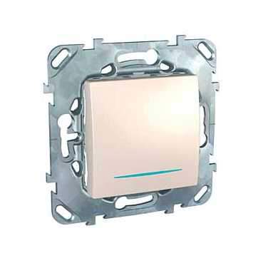 Выключатель SE Unica Беж.1-кл.с подсв.(сх.1) MGU5.201.25NZD