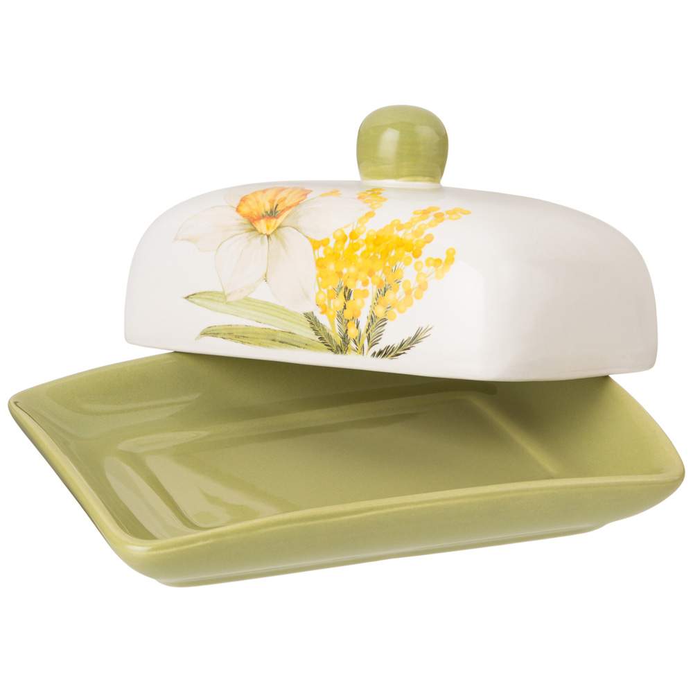 AGNESS Масленка 358-2202 Sunday керамика 17х12,5х9см