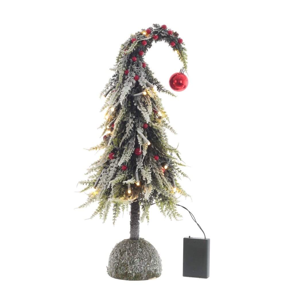 REMECO COLLECTION Ёлочка 808117 декоративная с подсветкой (3хАА) 20х20х49см 