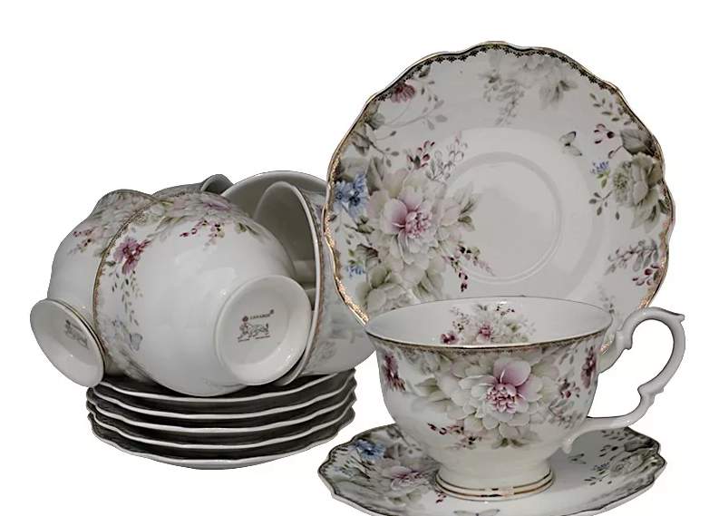 LENARDI Набор чайный 105-625 12пр/6перс Хризантемы