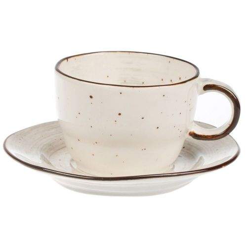 P.L. Proff Cuisine White Fusion Чайная пара 250мл фарфор 73024287/P7139509-C/0525-2 (48/6)