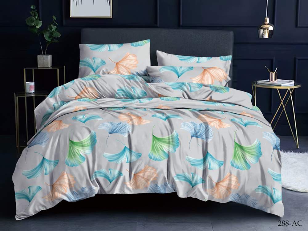 CLEO КПБ полисатин Art Color 2сп ( 70*70*2) 20% хлопок/40% вискоза/40% ПЭ 20/288-AC 