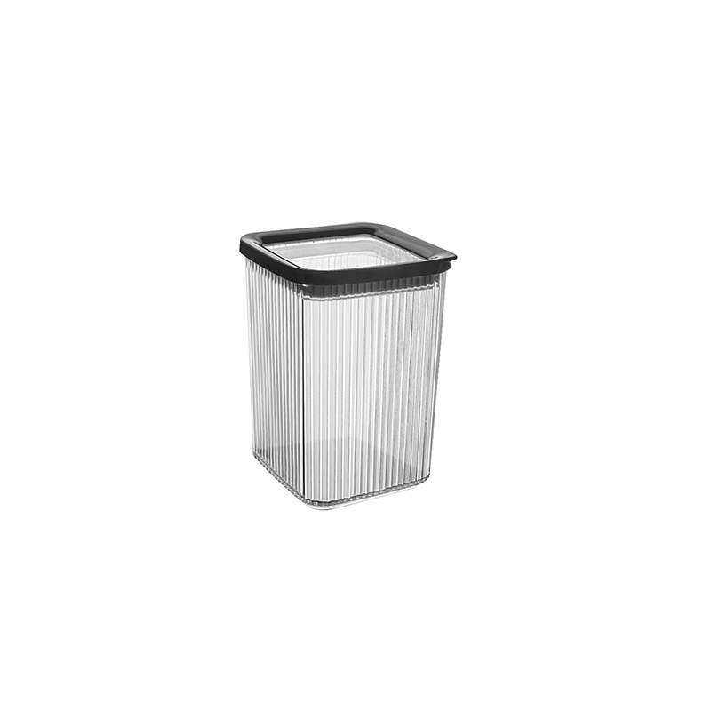 DUNYA PLASTIK Емкость 32107 Люкс Рим вакуумная д/сыпучих 1,2л квадратный