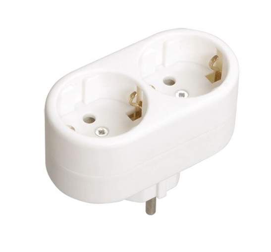 Разветвитель 2-м 16А IP20 T-01/02 кругл. IEK WTP10-16-02  1037081