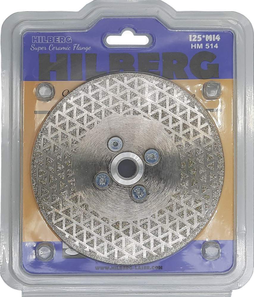 Диск алм. 125x28/3*M14  сплошной Super Ceramic Flange  HM514