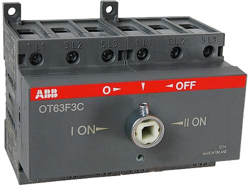 Рубильник  ABB OT100F3  3P  реверс 1SCA105004R1001