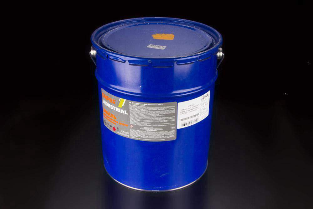 Эмаль для разметки дорог полиакриловая EMPILS оранжевая 35 кг.  3520