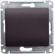 Переключатель SE Glossa  Графит 1-кл  сх.6 10АХ  GSL001361
