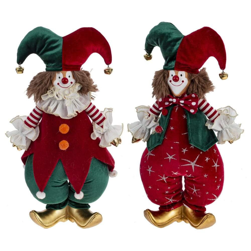 REMECO COLLECTION Игрушка набивная 791728 Клоун красный/зеленый 18х10х38см 2 вида