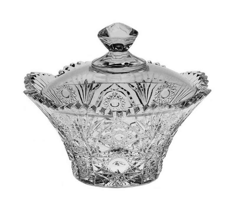 CRYSTAL BOHEMIA Доза Sissi с крышкой 20,5см 51914/1/51810/205-109 БПХ974