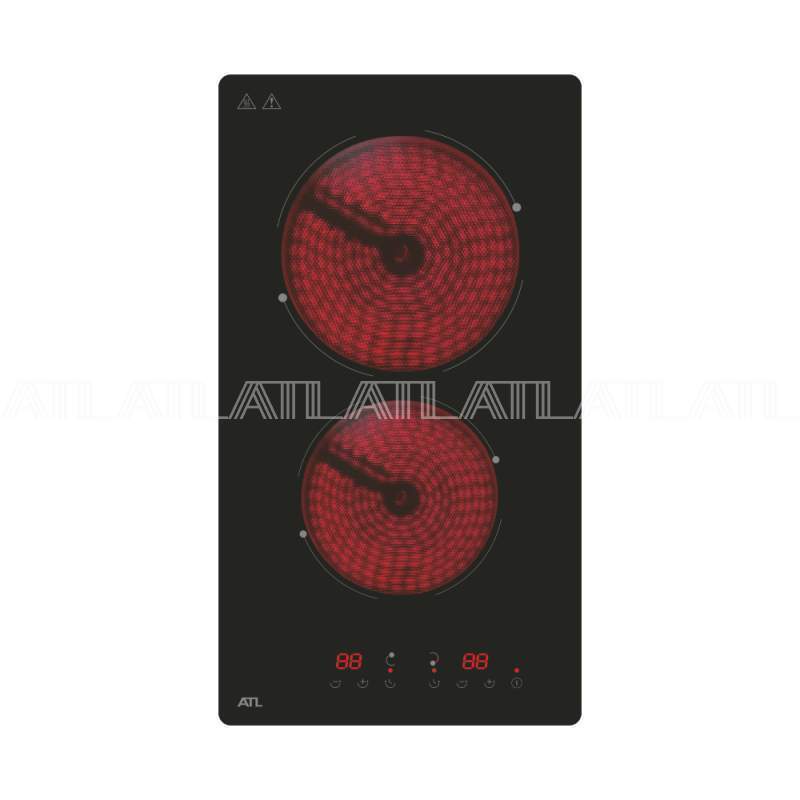 Варочная поверхность ATLAN 2  KRC 320 C BK  электрич.