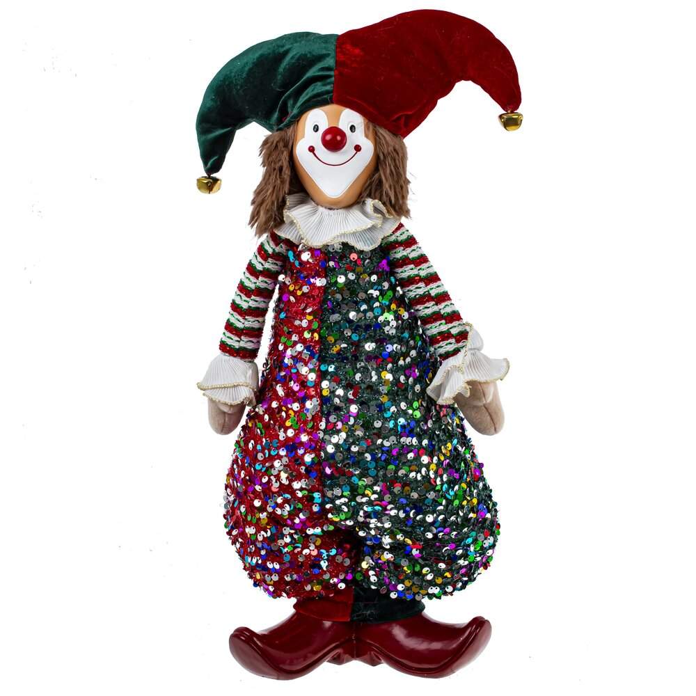 REMECO COLLECTION Игрушка набивная 813491 Клоун в бордовом 25х16х45см