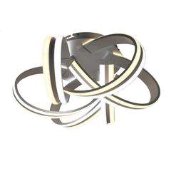 Свет-к MAYSUN  VOLNA DOUBLE  6C-520/237-WHITE/OPAL-220-IP20  управляемый с/д  170W