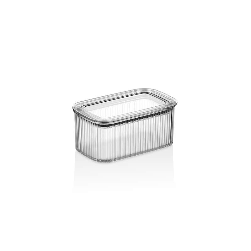 DUNYA PLASTIK Емкость 32001 Рим вакуумная д/сыпучих 0,75л 94х154х72мм (48)