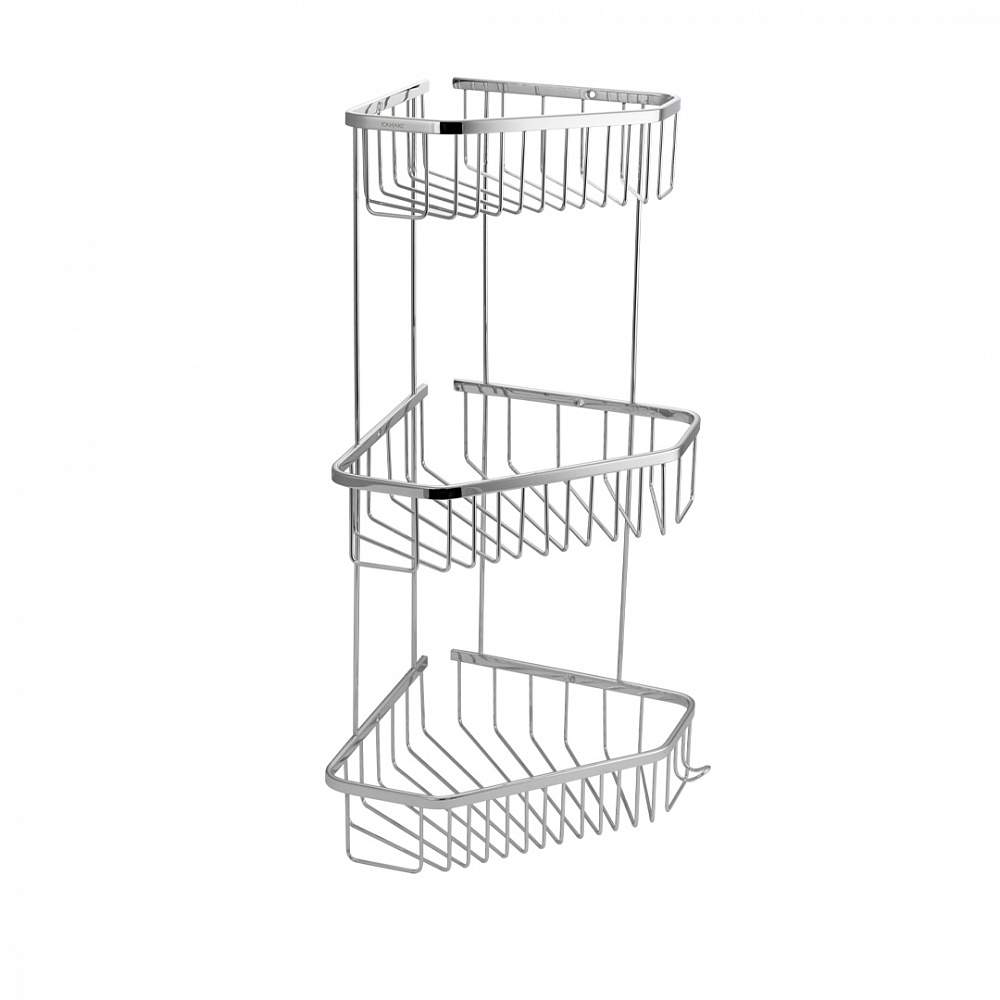 Полочка САНАКС  углов. 5ти угол. тройная 25х22х18см/нерж.хр./ 75046