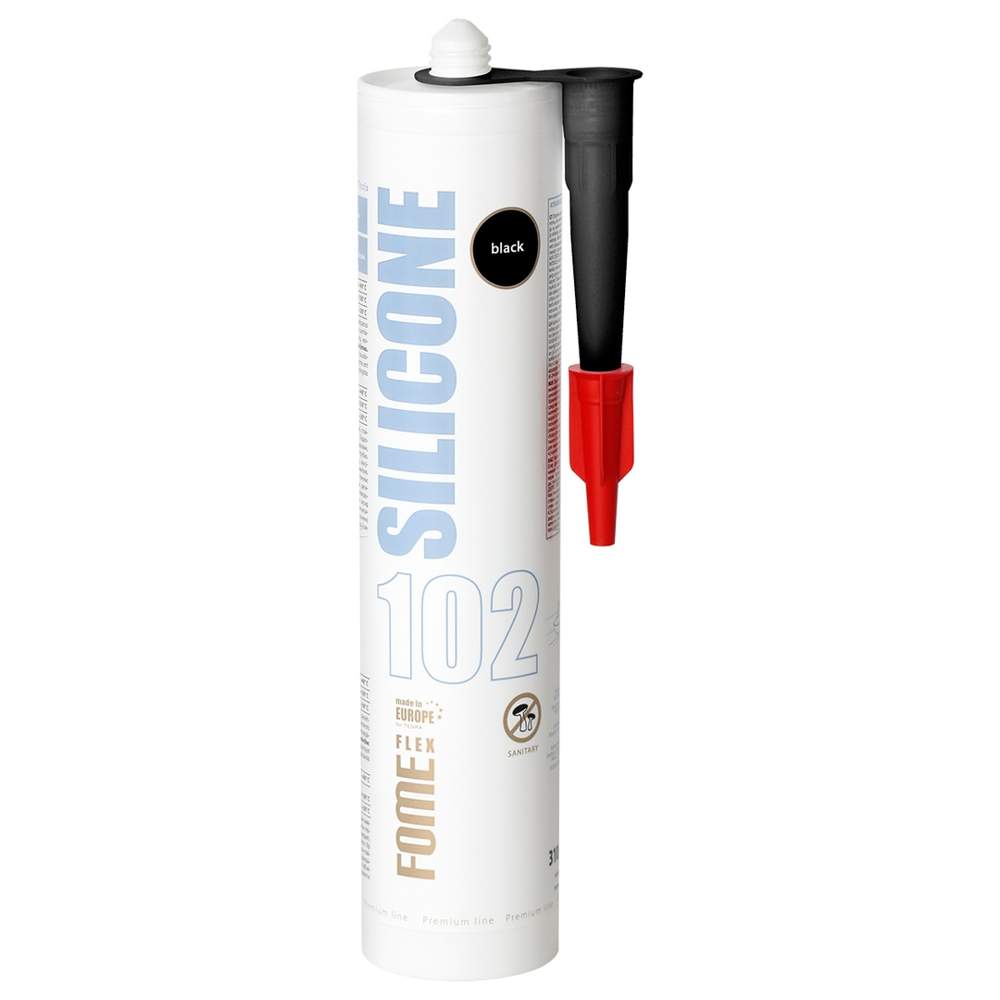 Герметик силиконовый  Fome FLEX Sanitary 102 черный  310мл