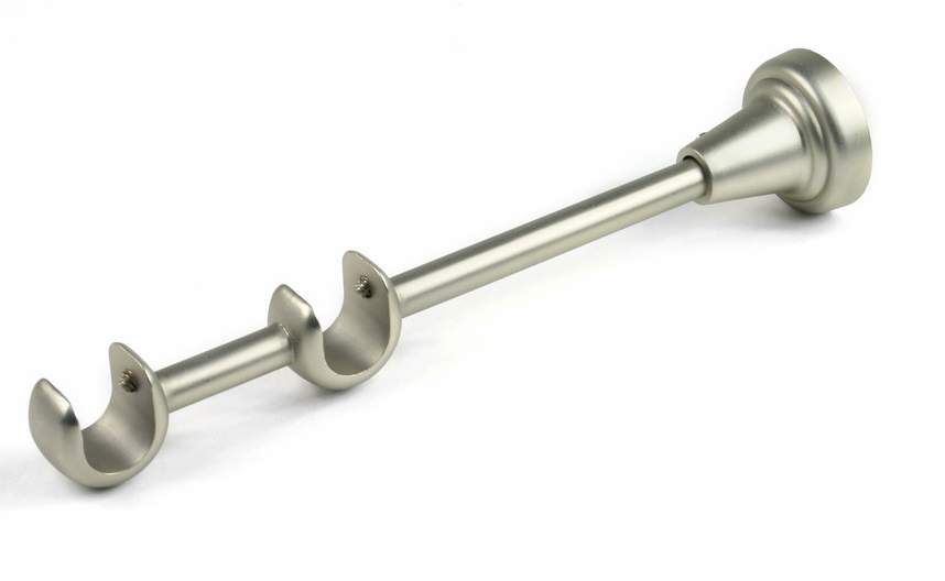 Кронштейн  DIY  двойной откр  28/16мм Сатин//SN