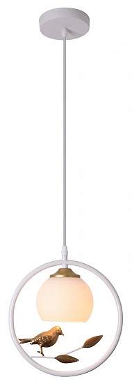 1113/1S Св-к подвесной Escada E27*40W  White/Gold  