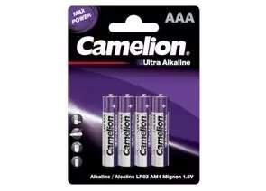 Элемент питания CAMELION  Ultra Alkaline LR03/286 BL4 838520