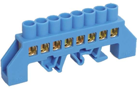 Шина ИЭК нулевая  на Din- из. ШНИ-8x12- 8-КС-С Стойка YNN10-812-8DP-k07  217978