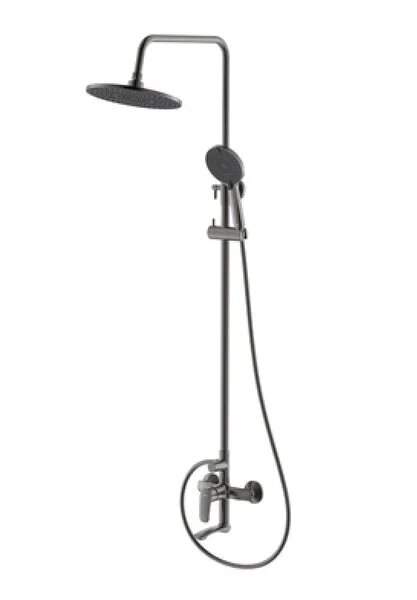 Смеситель Milardo Rora  RORGM4FM06  д/ванны c верхним душем графит