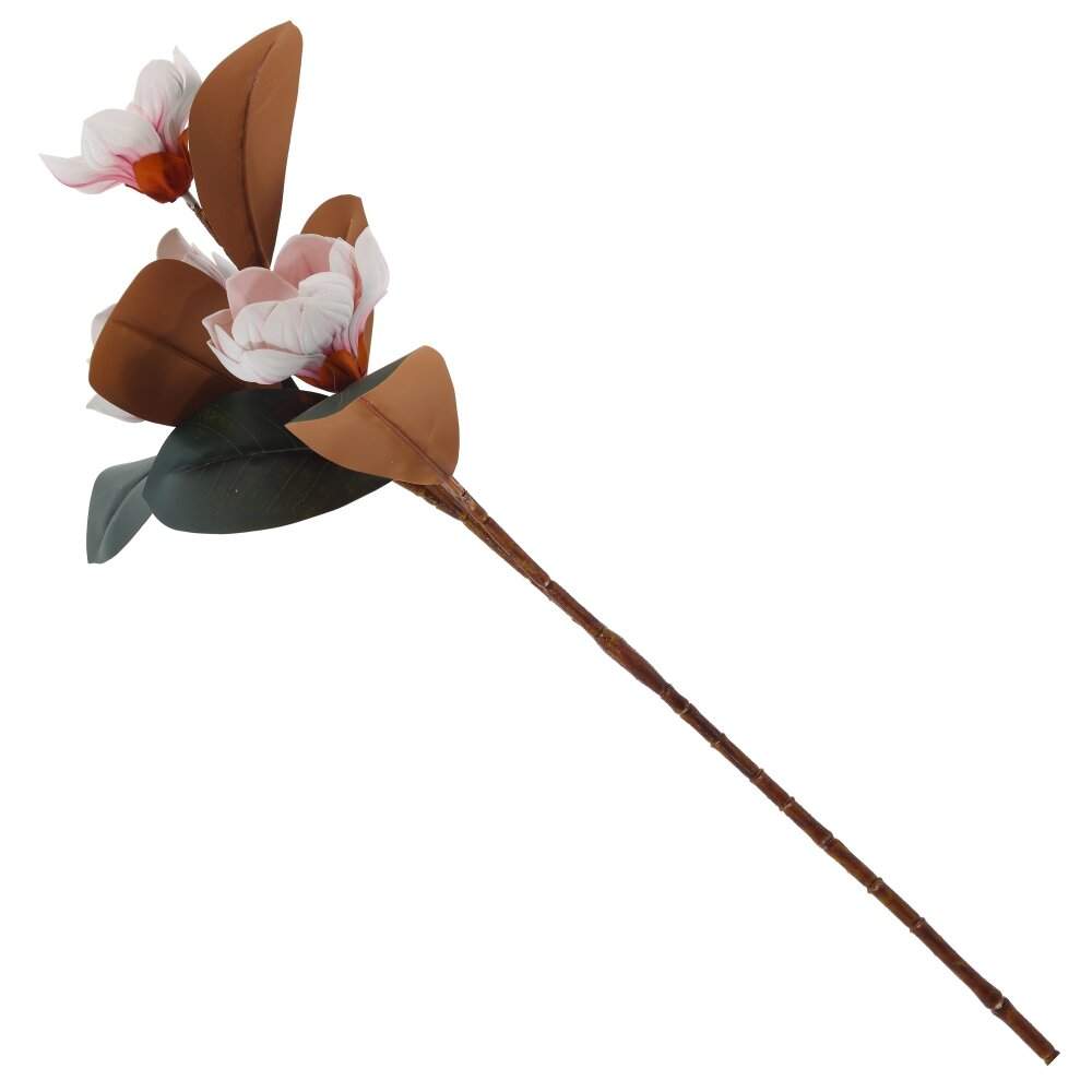 REMECO COLLECTION Цветок 815356 искусственный Магнолия (Real Touch) 15х15х70см 
