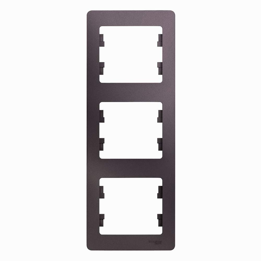 Рамка SE Glossa  Сиреневый туман 3-м верт. GSL001407  454522