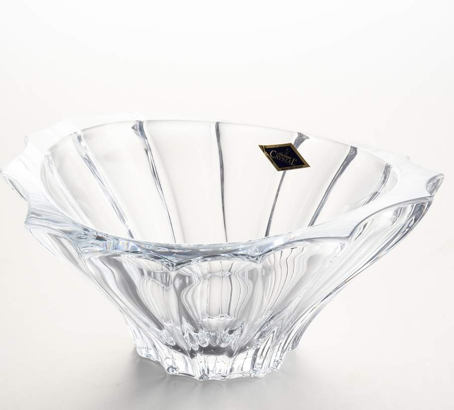 AURUM CRYSTAL Ваза Plantica 22см д/конфет и фруктов стекло 32592