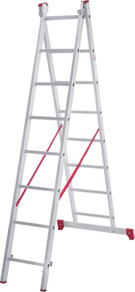 Лестница двухсекционная  Новая высота NV2220 2х8  2220208 368см