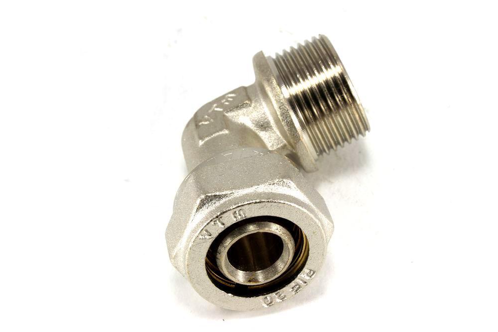 Угольник обжим. н/р  20 х 3/4"  VT