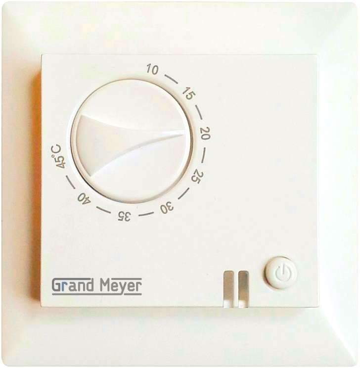 Термостат прогр. Valena GM-109  бежев.  датчик пола/возд.3,6кВт 16А  540594