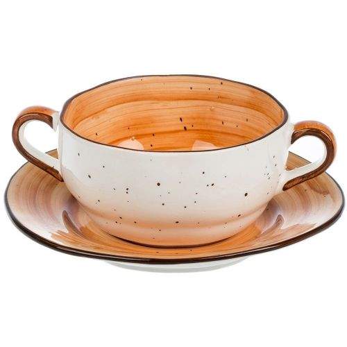 P.L. Proff Cuisine Organic Fusion Бульонная пара 300мл фарфор 73024263/P6136515/0525-5 (32/4)
